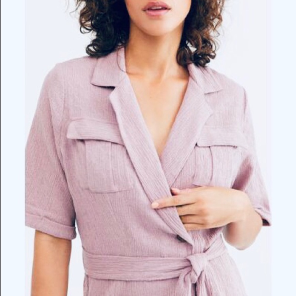 FREE PEOPLE Clementine Mini Tie Waist Dress - Picture 3 of 8